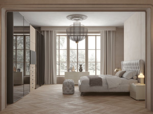 Деревянная спальня