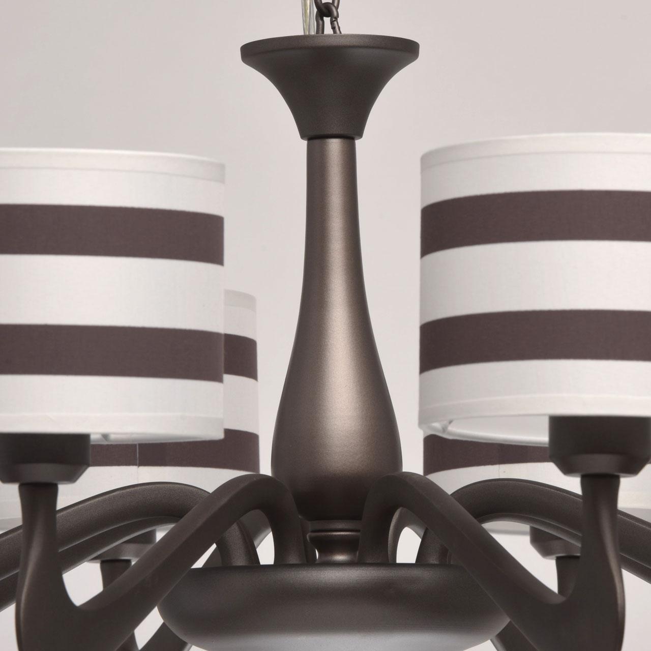 Подвесная люстра MW-Light Николь 10 364014308 MW-LIGHT ДИЗАЙНЕРСКИЕ, НИКОЛЬ 186784 Коричневый  - Вид №2