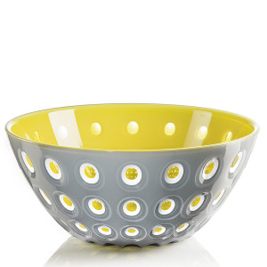 279425141 Салатник le murrine, D25 см, акрил, желто-серый Guzzini