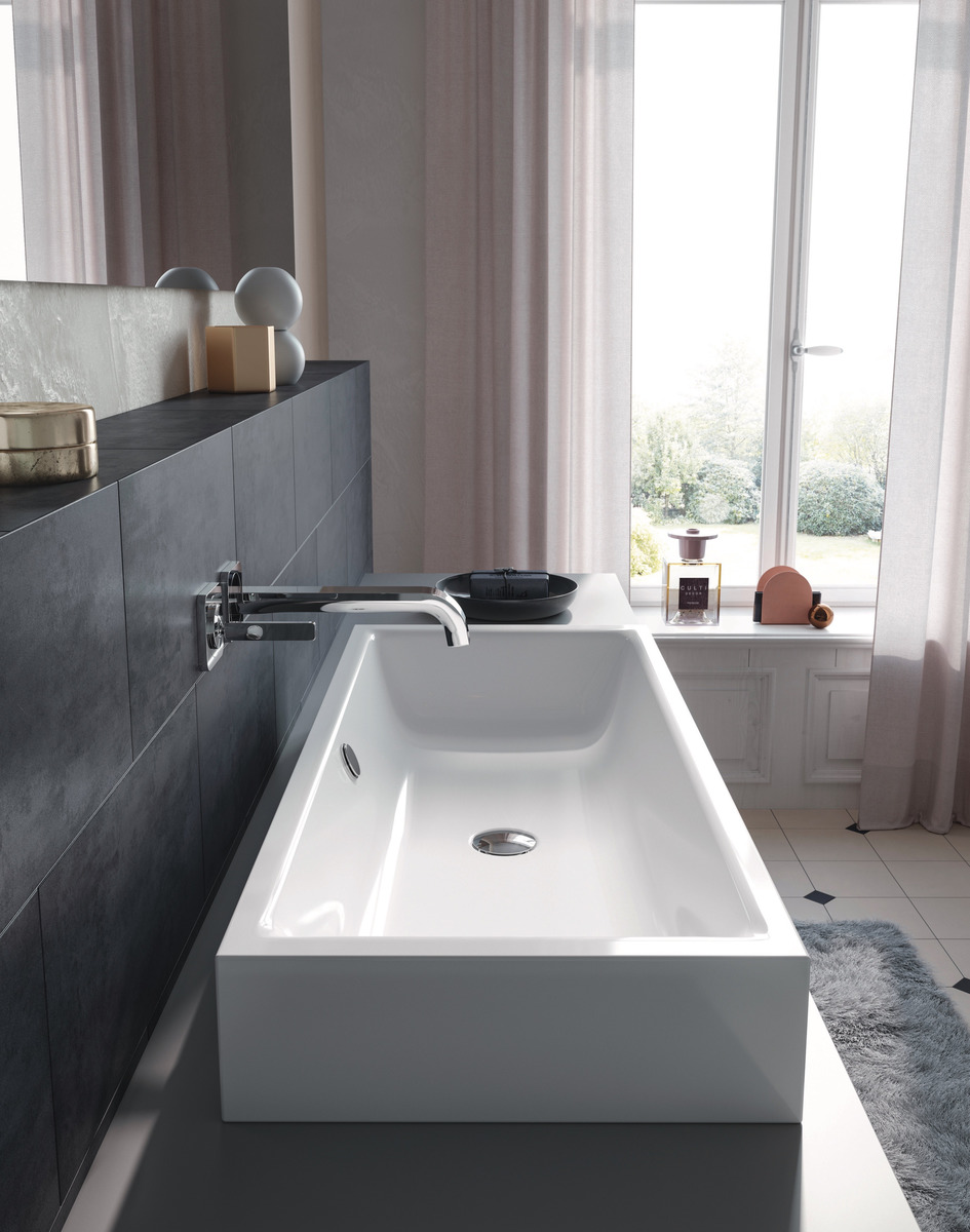 Умывальник KALDEWEI Сталь эмалированная 3175 282 холодный серый 90 31753083282 - Вид №3