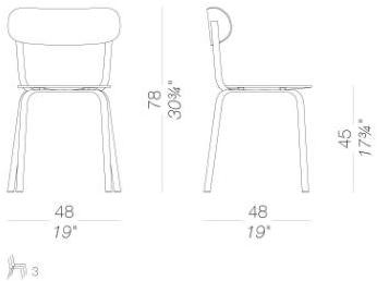 Lapalma Штабелируемый металлический стул Stil sun-id-1397611 - Вид №10