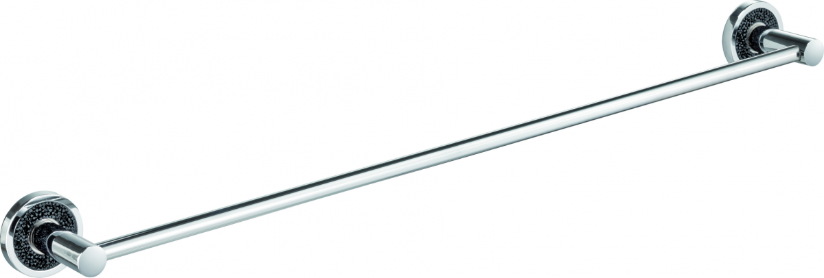 H2014/60B Sanibano Ebano, полотенцедержатель Ebano, длина 64 см, цвет хром-кристаллы Swarovski black 