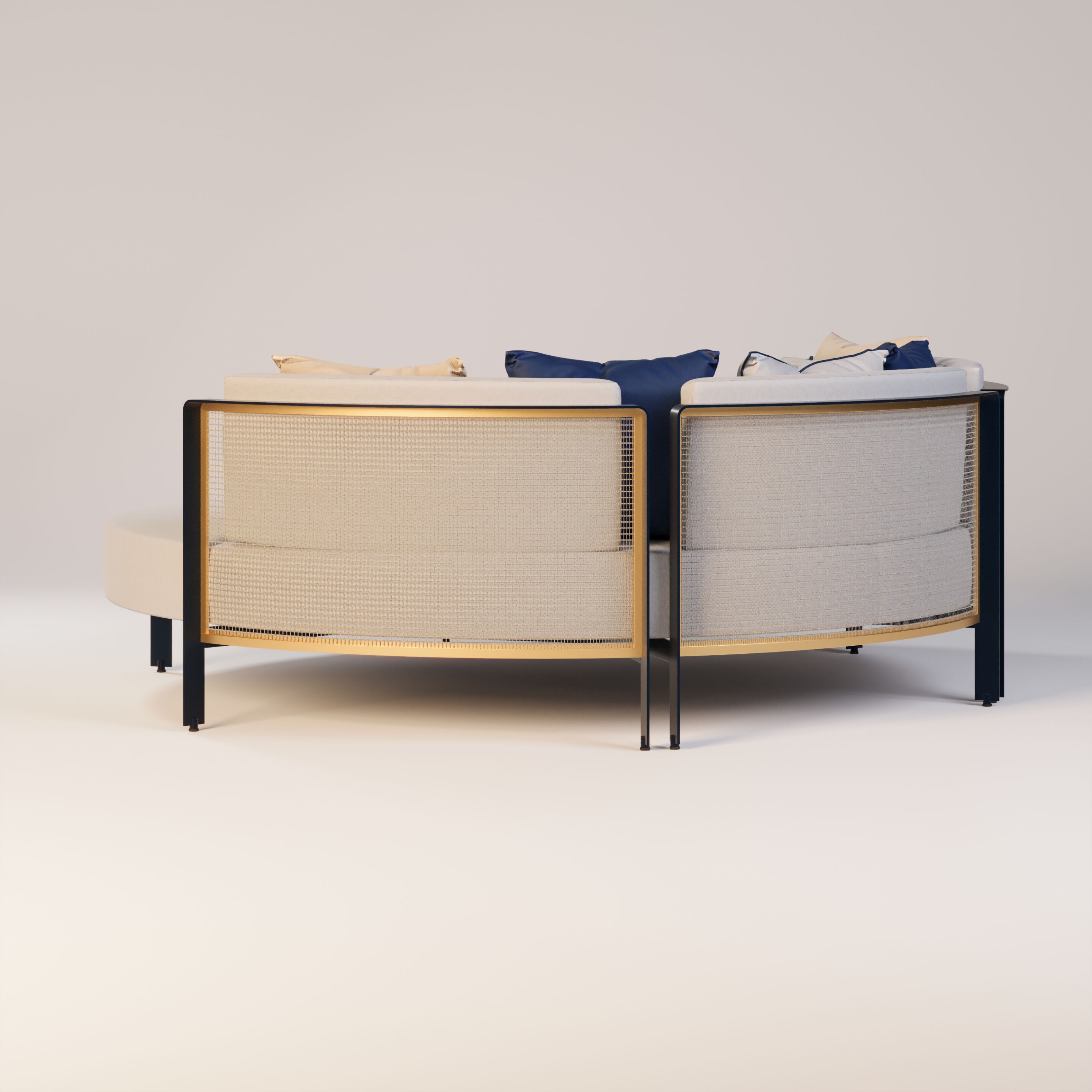 Ткань круглая Садовая кровать Myface Polar ARCH-00090593 - Вид №6