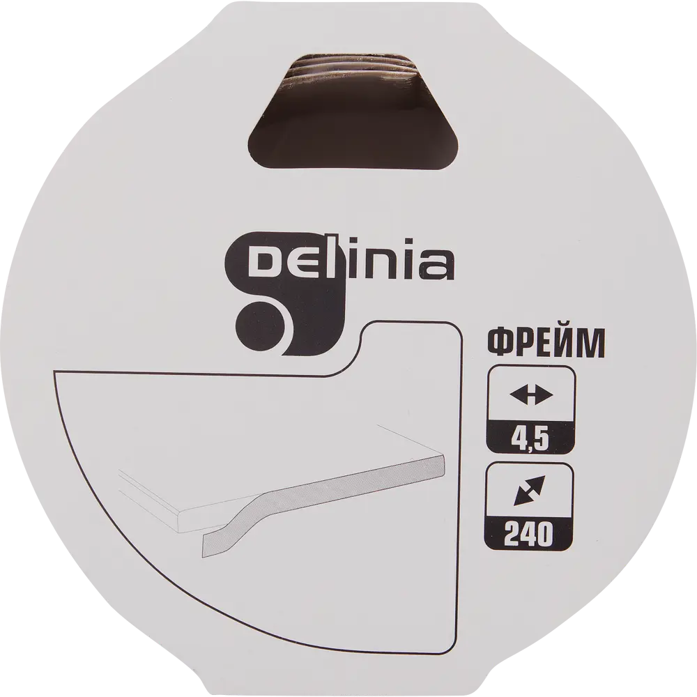 Кромка для столешницы Фрейм термоклейкая 240х4.5 см DELINIA STLM-2012820 - Вид №2