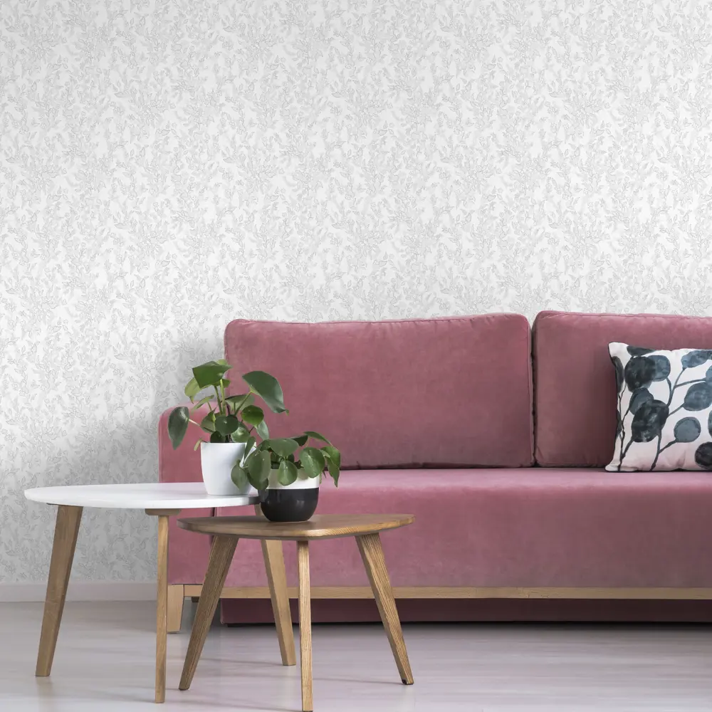 Обои флизелиновые Ateliero Vasilisa белые 1.06 м AT283071 STLM-2020232 - Вид №2