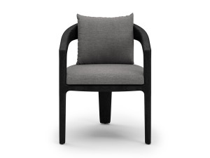 Тканевый садовый стул с подлокотниками