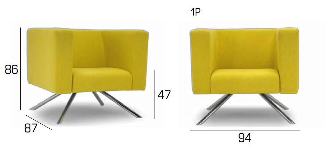 Adrenalina Кресло с мягкой обивкой Ubo sun-id-1459581 - Вид №4