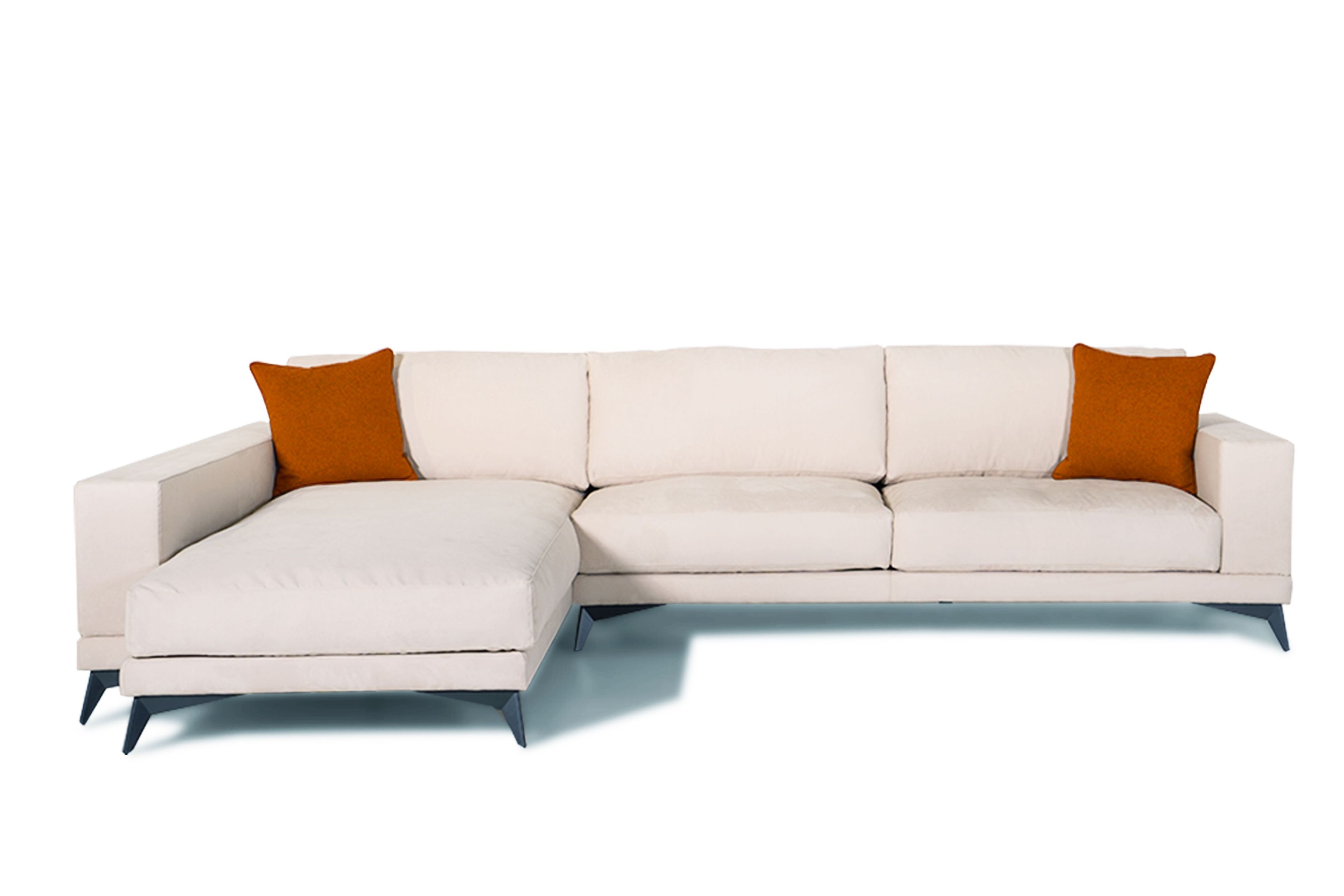 Диван из микрофибры с полуостровом Mantellassi 1926 Tesla ARCH-00104315 - Вид №2