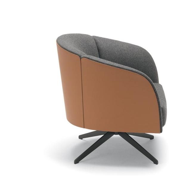 MisuraEmme Вращающееся кресло из ткани с подлокотниками sun-id-1465032 - Вид №1