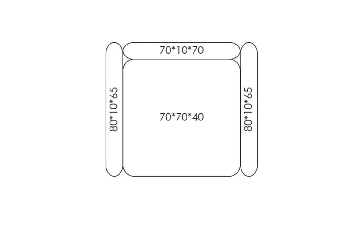 Тканевое кресло с подлокотниками HANNABI ARM NO. 01 ARCH-00045810 - Вид №5