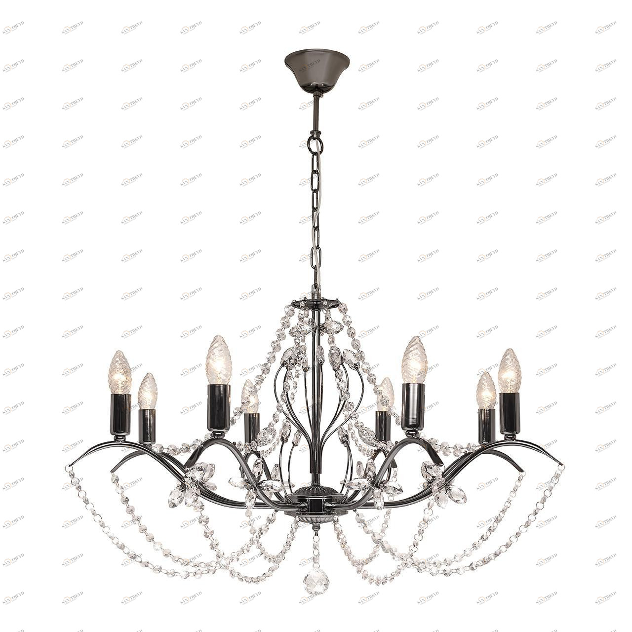 Подвесная люстра Silver Light Antoinette 726.59.8 SILVER LIGHT ANTOINETTE BLACK 186177 Хром 