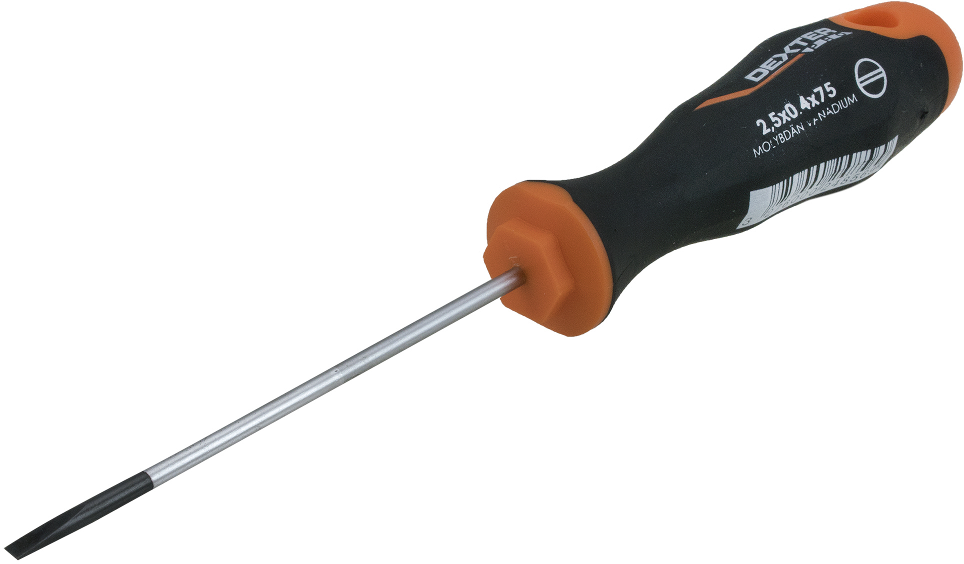 18186587 Отвёртка шлицевая SL2.5х75 мм STLM-0009916 DEXTER PRO