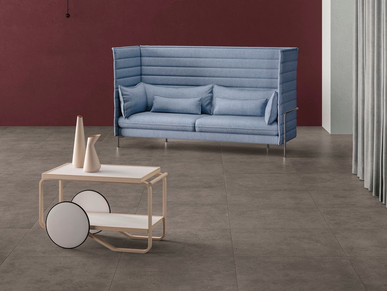 Пол / облицовка керамогранита с эффектом камня Fiandre фьорд ARCH-00151700