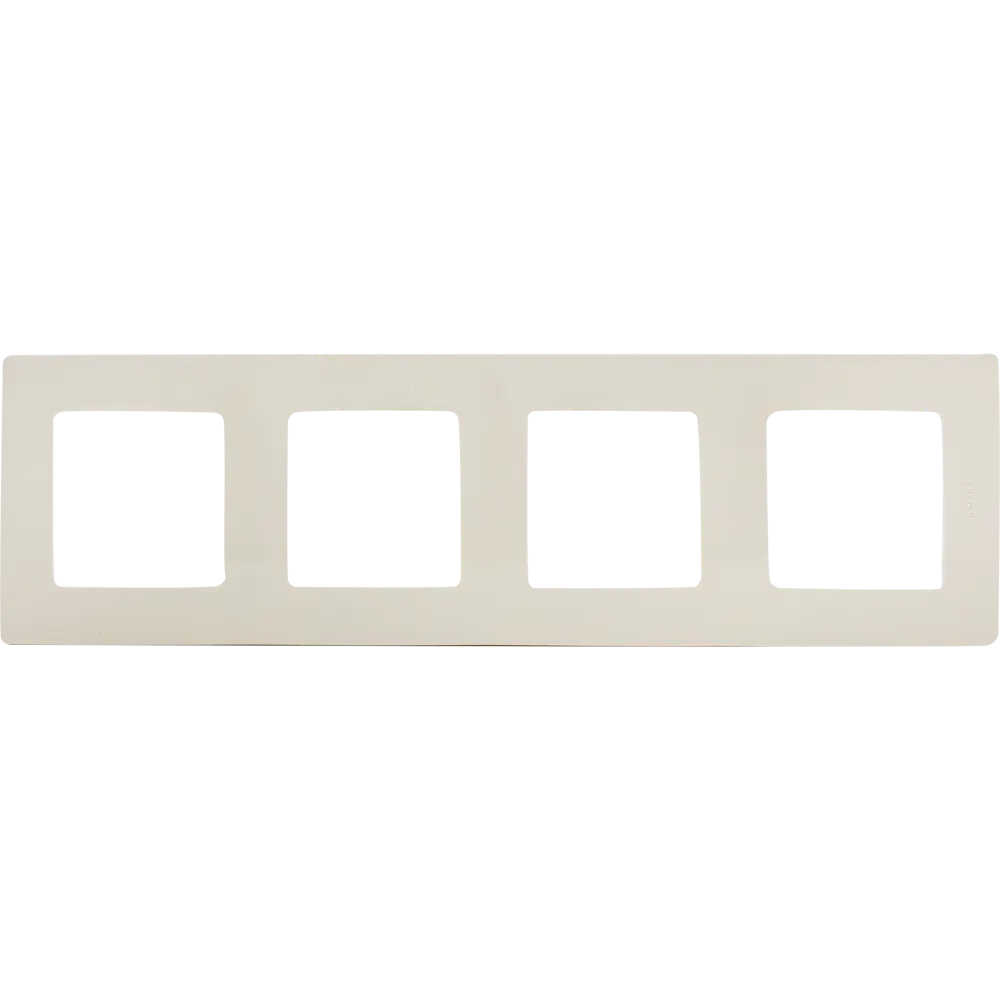 Рамка Legrand Etika на 4 розетки — элегантная слоновая кость 17356548 STLM-0007991