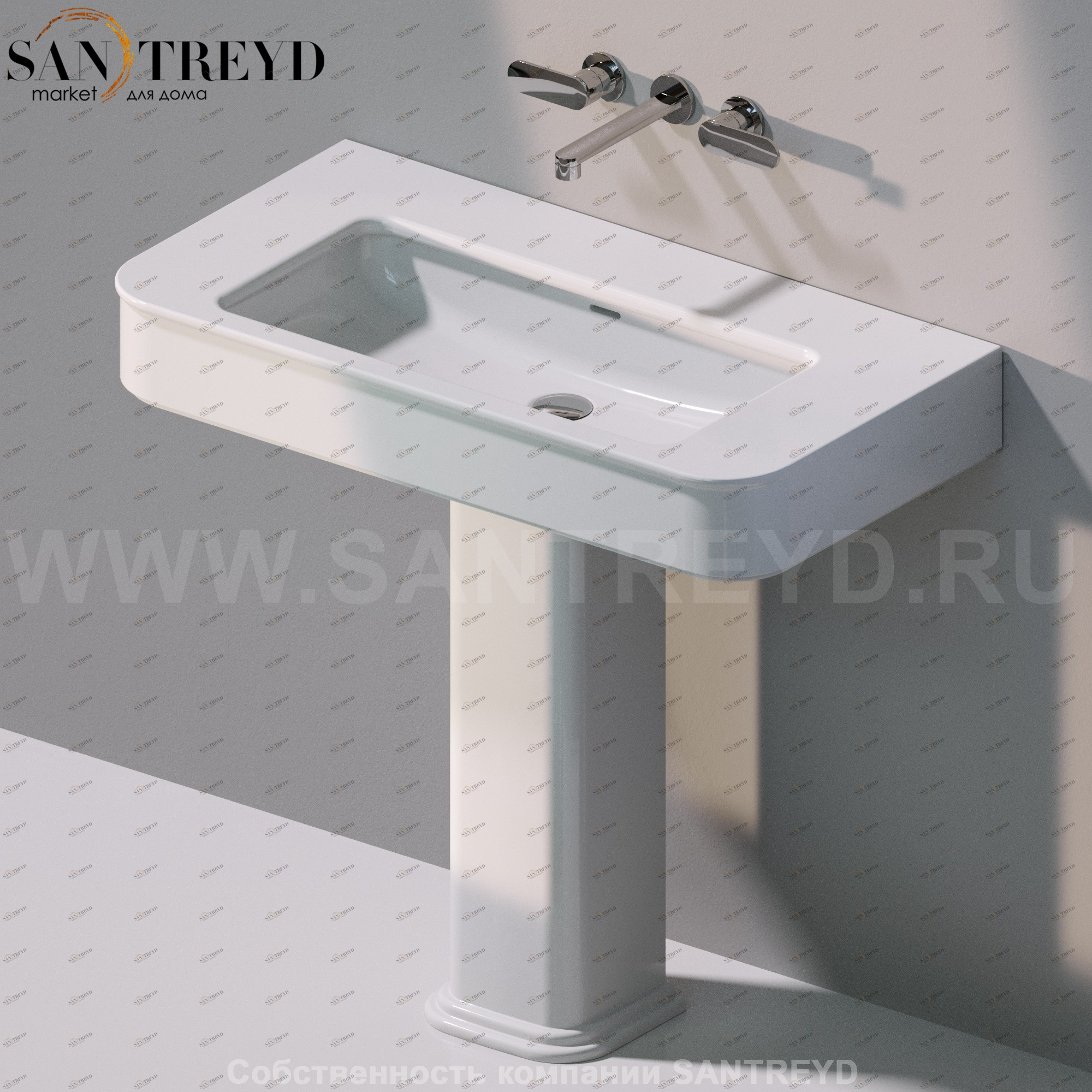 MACOL9016 Пьедестал для раковины прямоугольная Ceramica Flaminia Madre