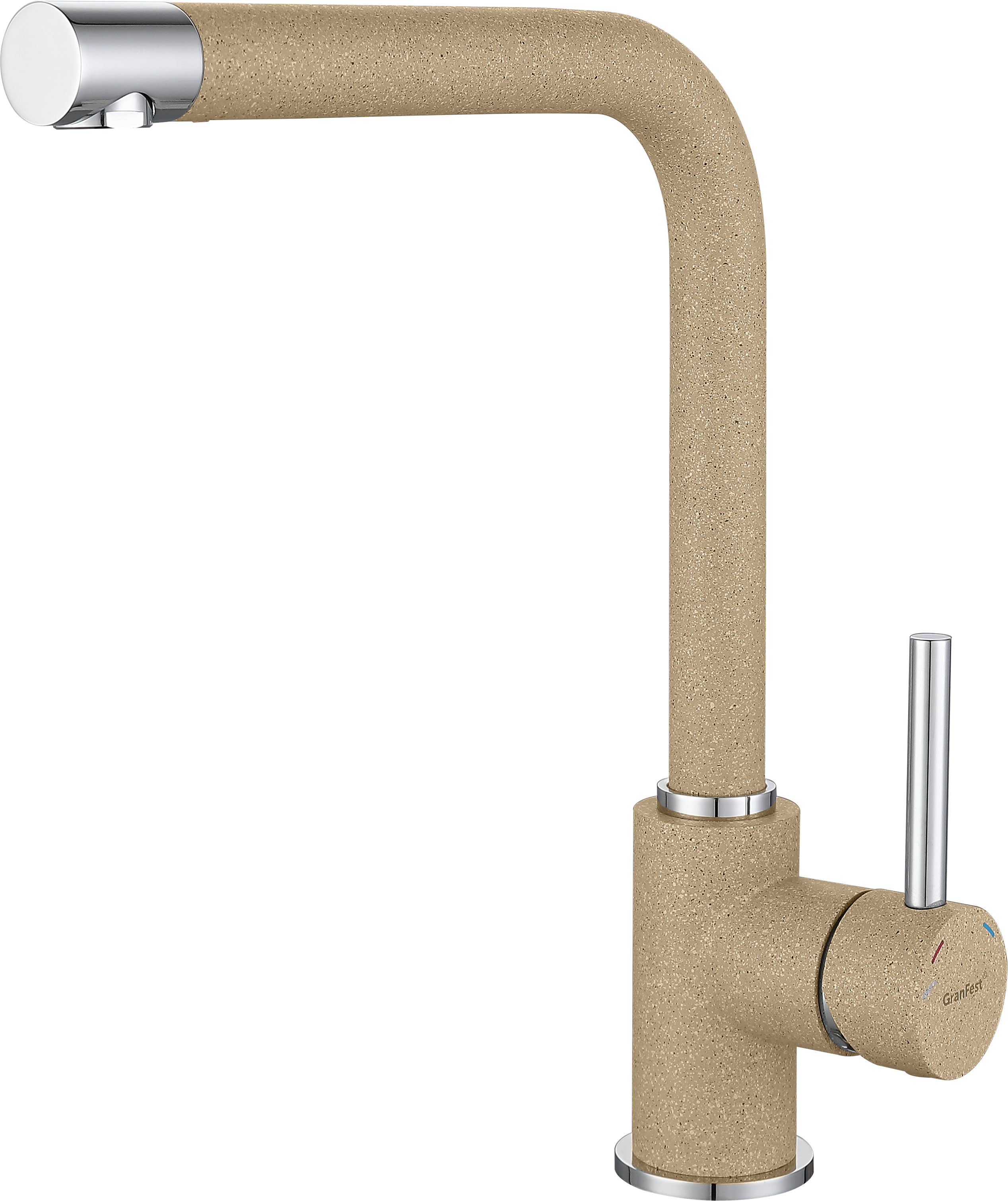 Кухонный смеситель 3651 песочный GranFest 