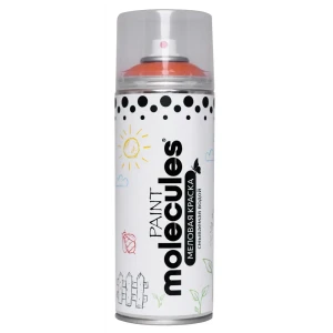 Краска аэрозольная Molecules Меловая цвет оранжевый 520 мл