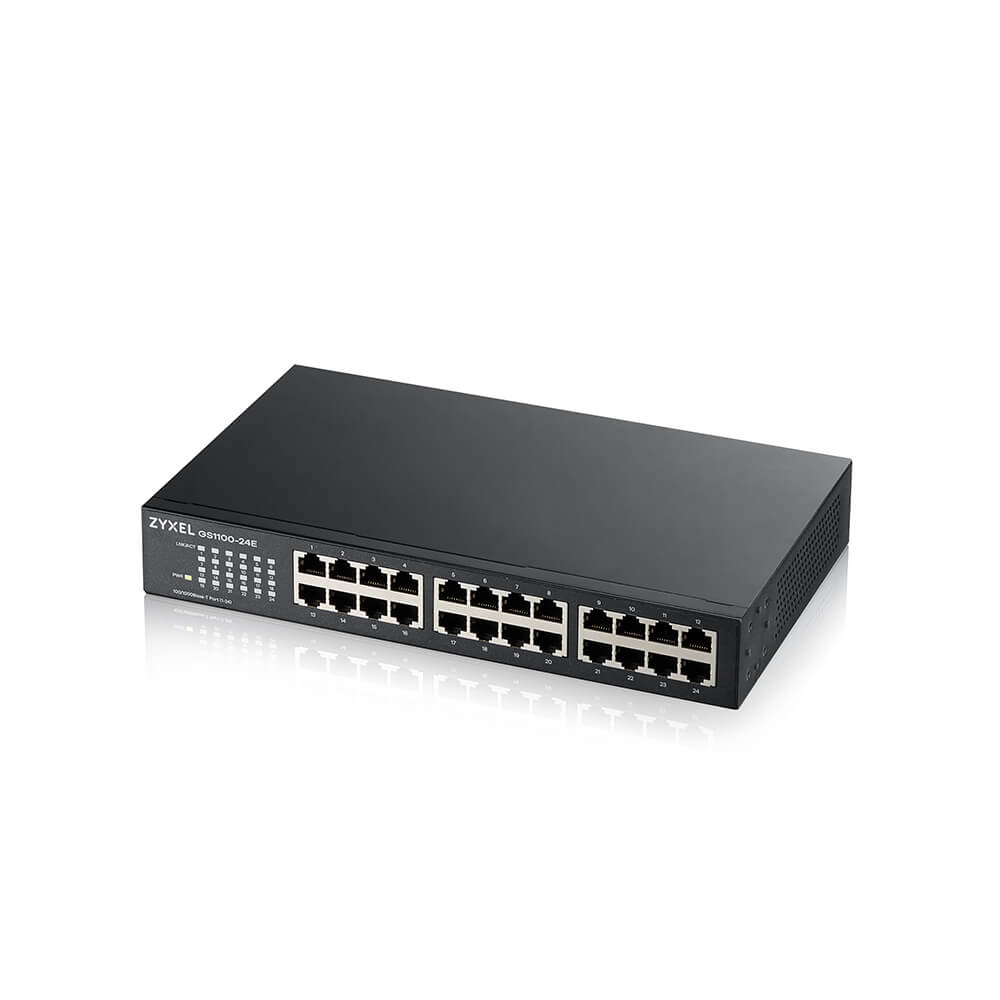 GS1100-24E-EU0101F gs1100-24e 24 port gigabit unmanaged switch ZyXEL Santreyd  - Вид №2