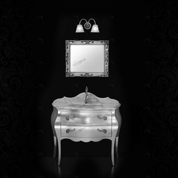 Epoque Тумба BAROCCO 102 argento BATHROOM LINE 922A