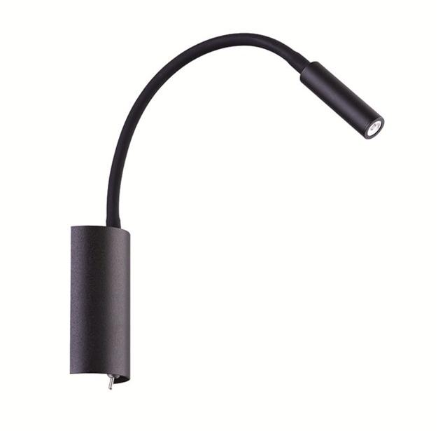 Terzo Light Настенный светодиодный светильник из стали с гибким кронштейном  V4218100, v4218101  - Вид №1