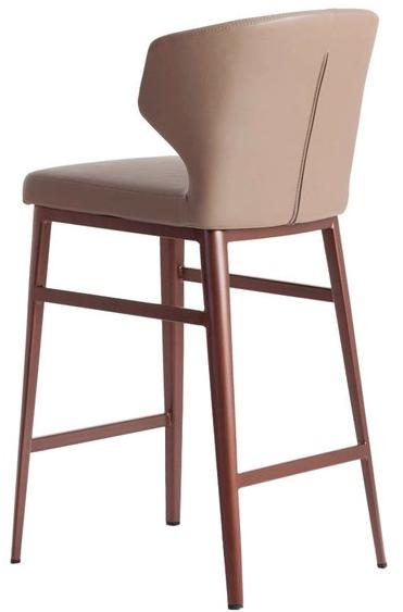 Angel Cerdá Кожаный барный стул с подставкой для ног New chair 4000 a111bs-vison Angel Cerda - Вид №2