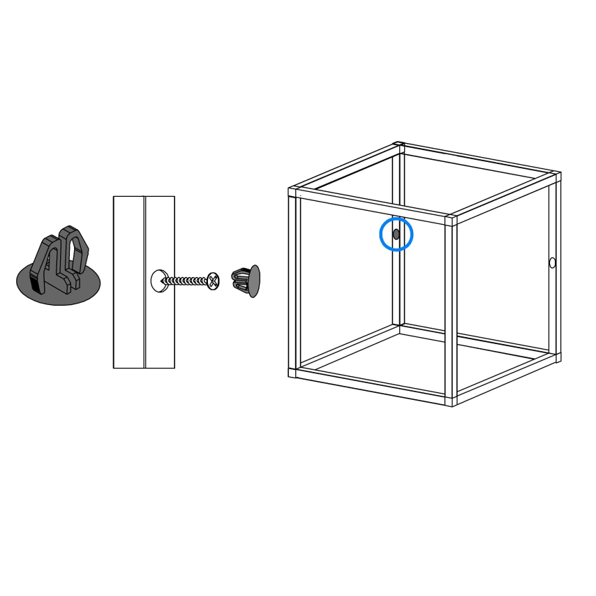 Заглушки Santreyd для отверстий 10 мм, черные пластиковые, набор 10 шт 82694566 STLM-0034292 - Вид №1