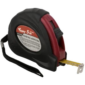 Рулетка Курс Классик, прорезиненная, 5 м x 19 мм