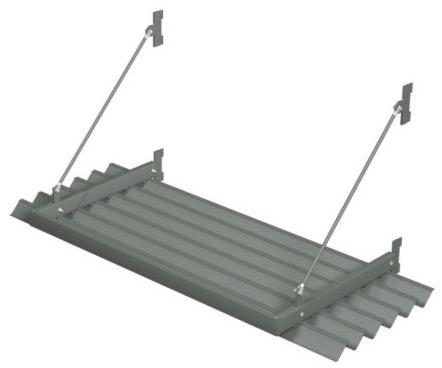 Reynaers Aluminium Солнцезащитная система с горизонтальными z-образными алюминиевыми планками Brise soleil sun-id-1402119 - Вид №3