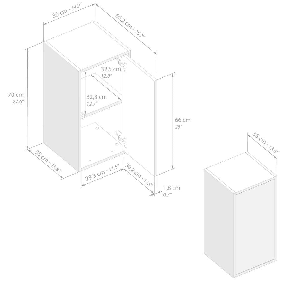 Модульная оборудованная стена установленная стеной в меламинированном Mobili Fiver IACOPO ARCH-00070420 - Вид №75