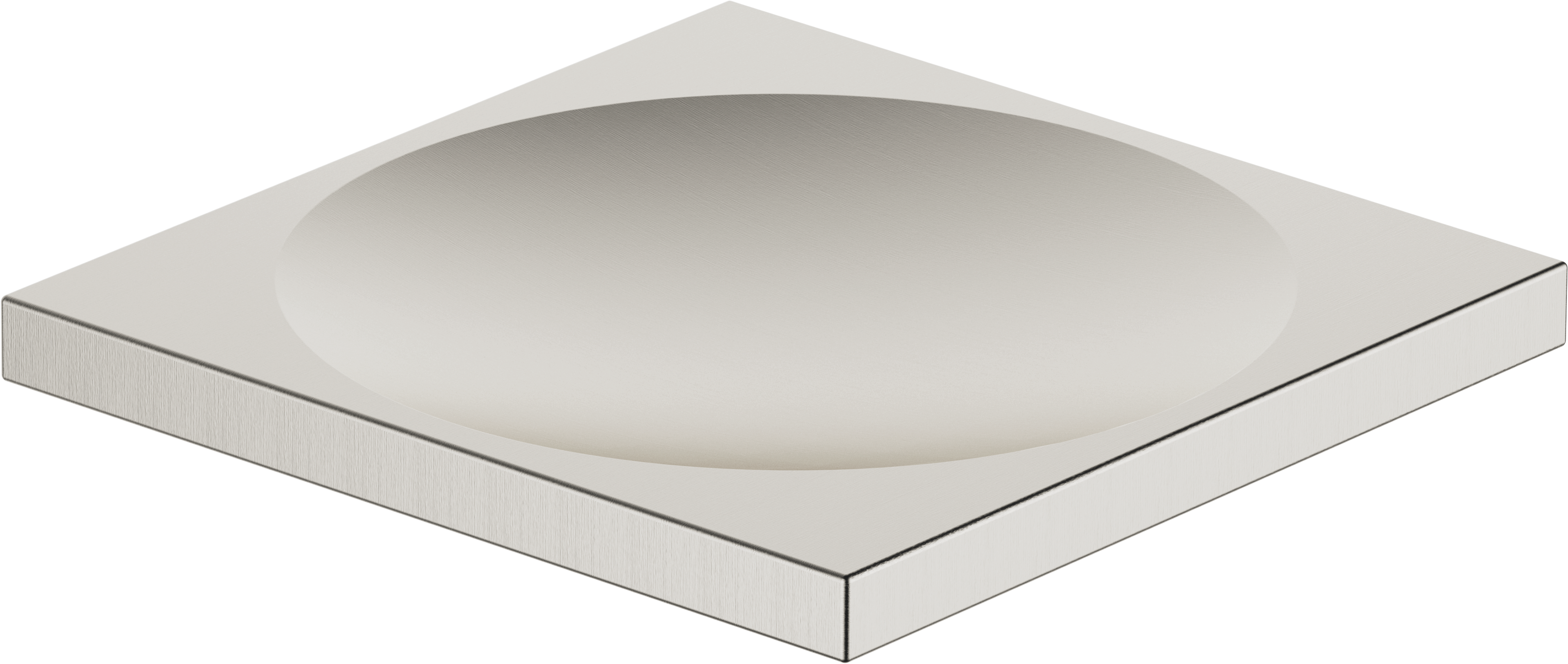 Отдельностоящая модель мыльницы - Brushed Platinum