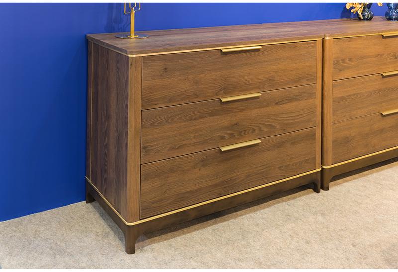 2498 Комод с 3 ящиками Модерн Дуб Гладстоун R-HOME 4009277H_Гладстоун - Вид №9