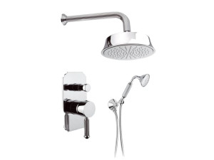 Встраиваемый набор для душа с ручным душем и душем