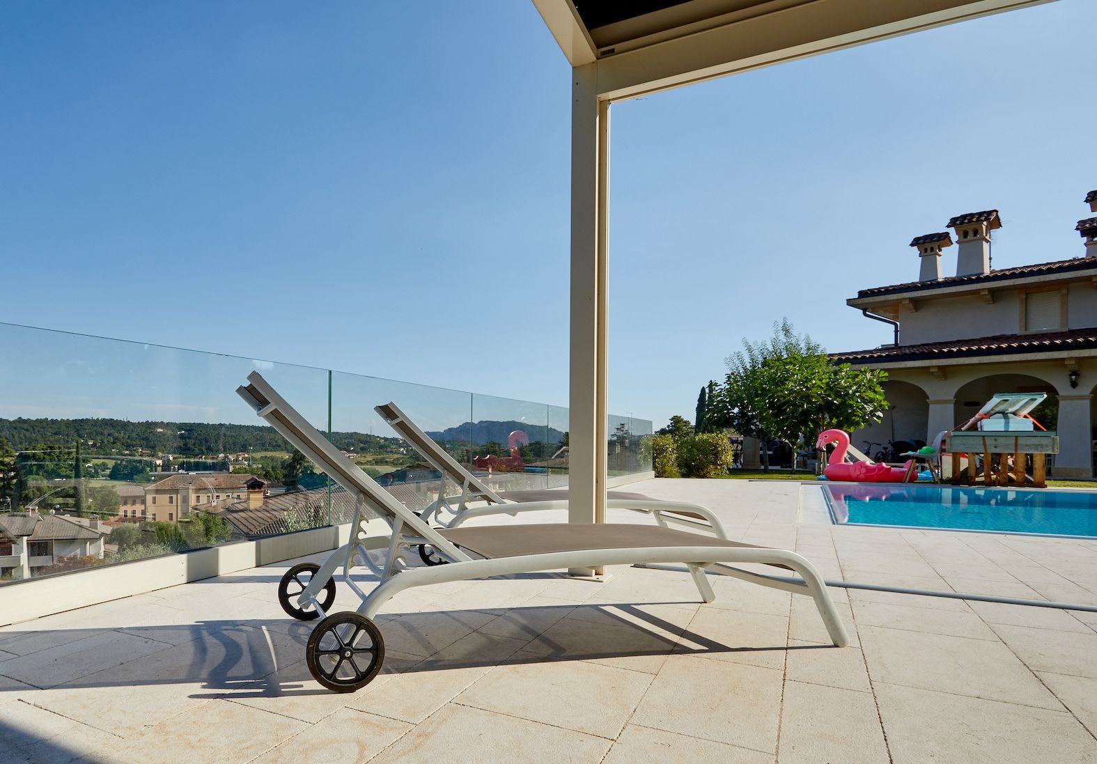 Стеклянный парапет для окон и балконов ALUVETRO система балюстрады GARDA ARCH-00123091 - Вид №2