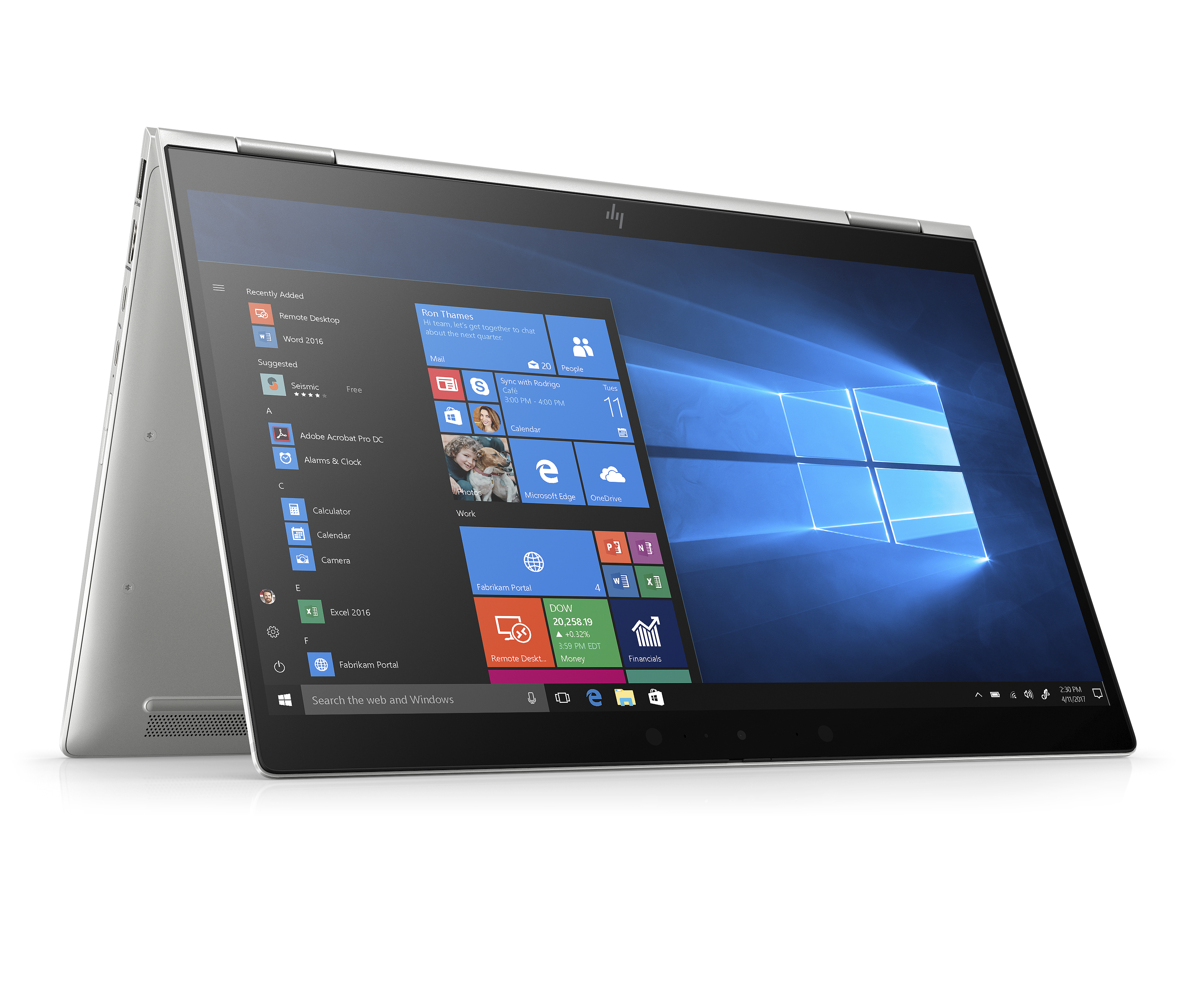 7KN39EA#ACB elitebook x360 1040 g6 14"(1920x1080)/touch/intel core i5 8265u(1.6ghz)/16384mb/512ssdgb/nodvd/int:intel hd graphics 620/lte/3g/67whr/war 3y/1.35kg/metallic grey/w10pro + 1000 nit sure view, pen HP Santreyd  - Вид №7