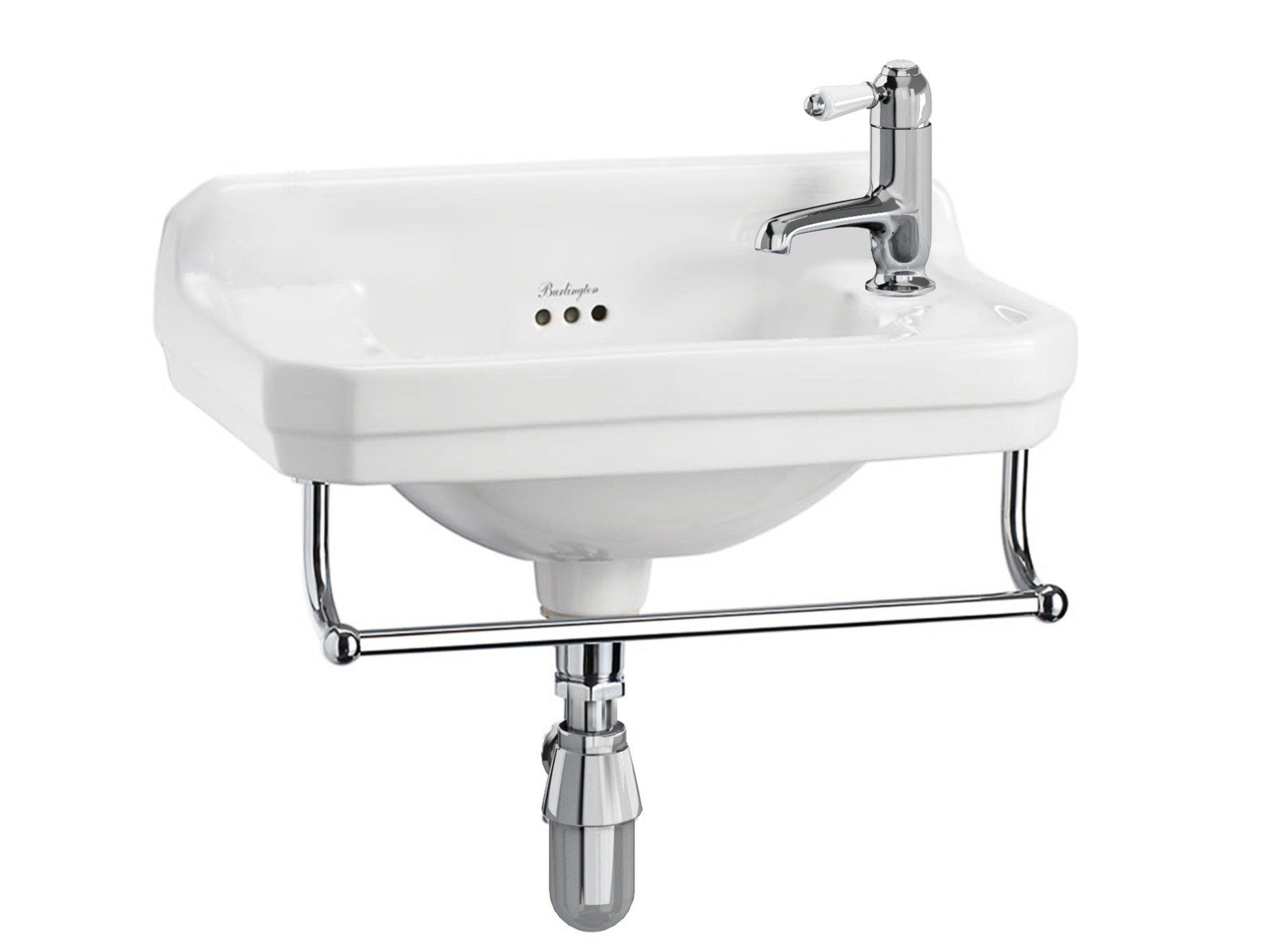 Стиральная машина для рук с держателем для полотенец Burlington Эдвардианская ARCH-00122703 - Вид №2