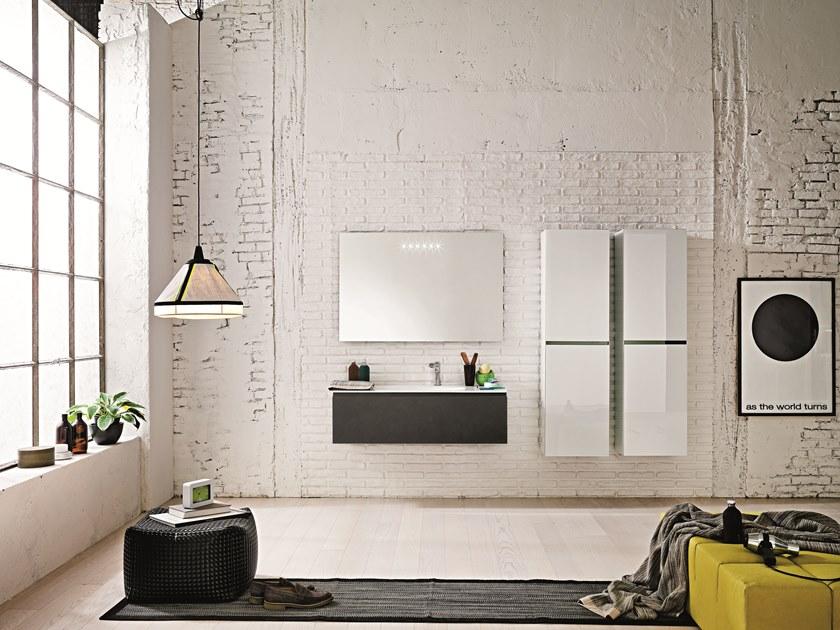 ARTELINEA Модульная тумба под умывальник из хрусталя с ящиками Domino sun-id-1357907 - Вид №4