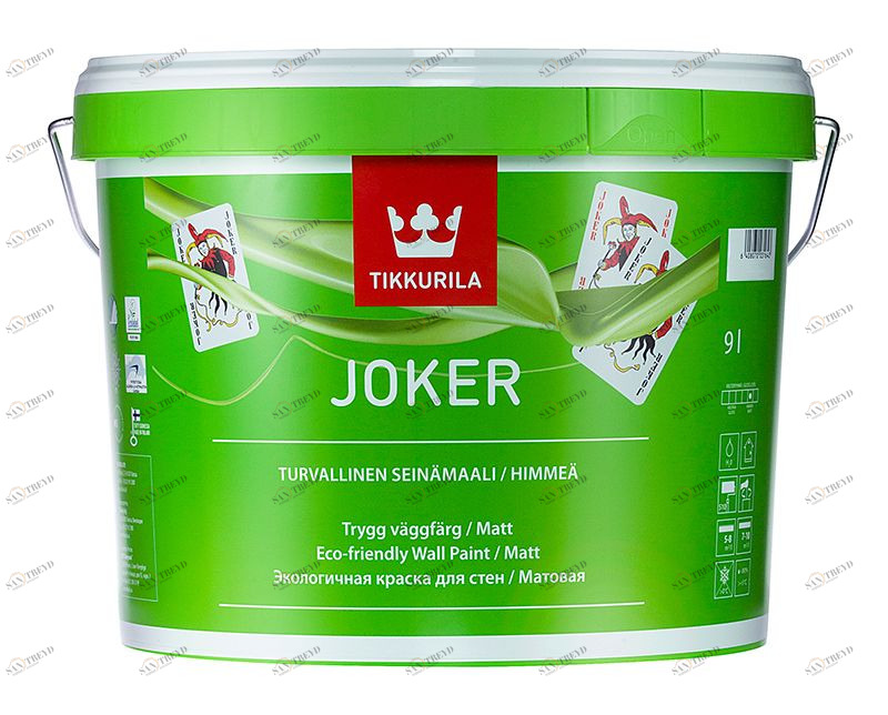 Краска Tikkurila Joker / Тиккурила Джокер интерьерная 2,7л 5597