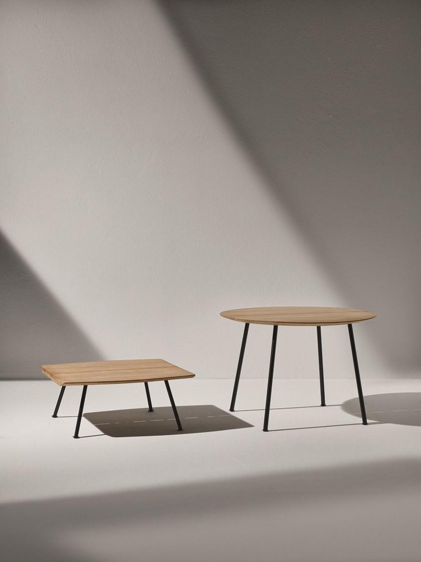 Ethimo Квадратный садовый столик из тика Agave Agtabant0 - Вид №3