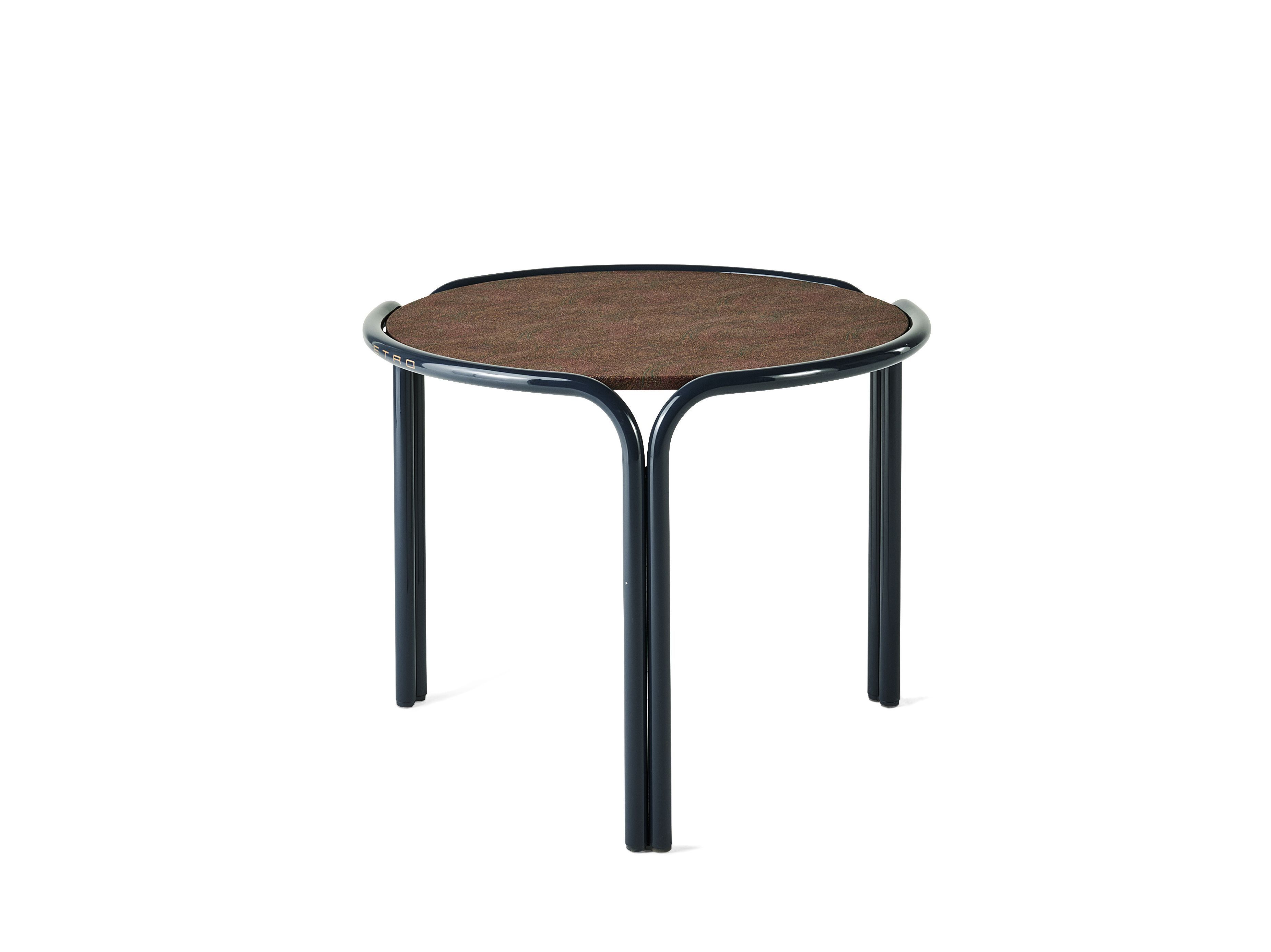 Высокий журнальный столик из ткани и металла ETRO Home Interiors Piping ARCH-00061523