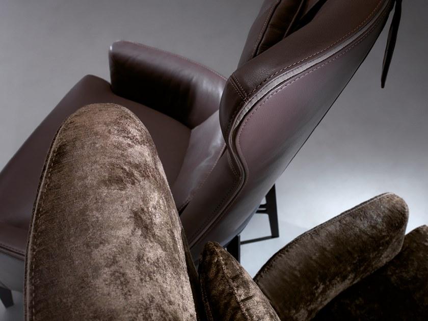 Borzalino Кожаное кресло Bergere sun-id-1423284 - Вид №4