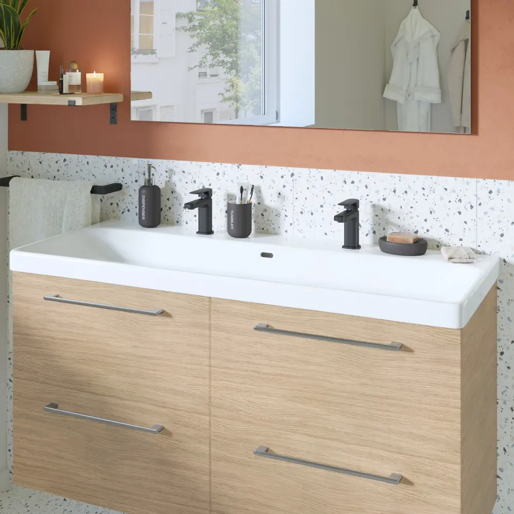 KONSENSA Teano — двойная раковина 121 см для комфорта вдвоём 89399653 STLM-1576687 - Вид №6