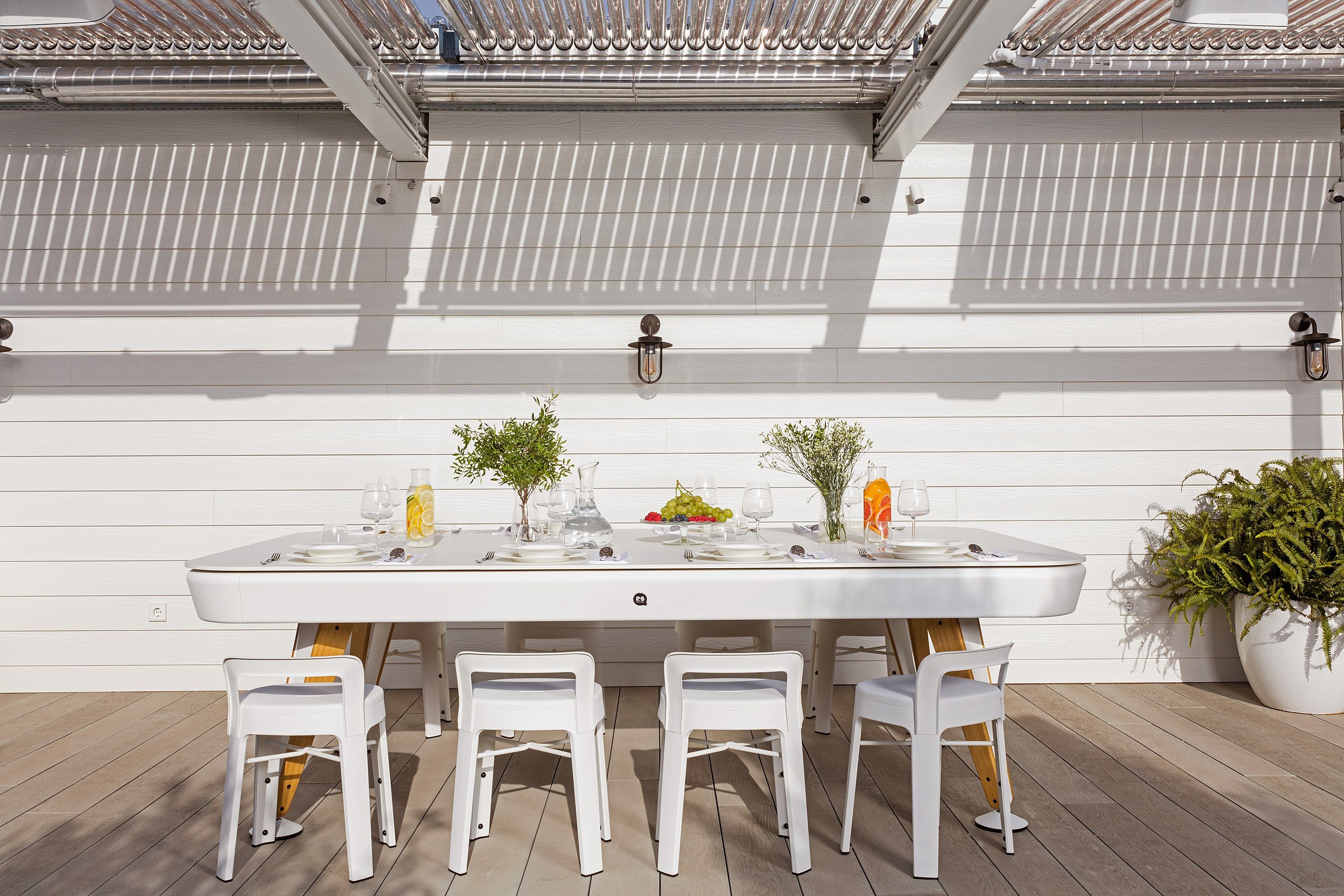 Открытый бильярдный стол из окрашенной стали и дерева RS Barcelona диагональ ARCH-00042076 - Вид №18