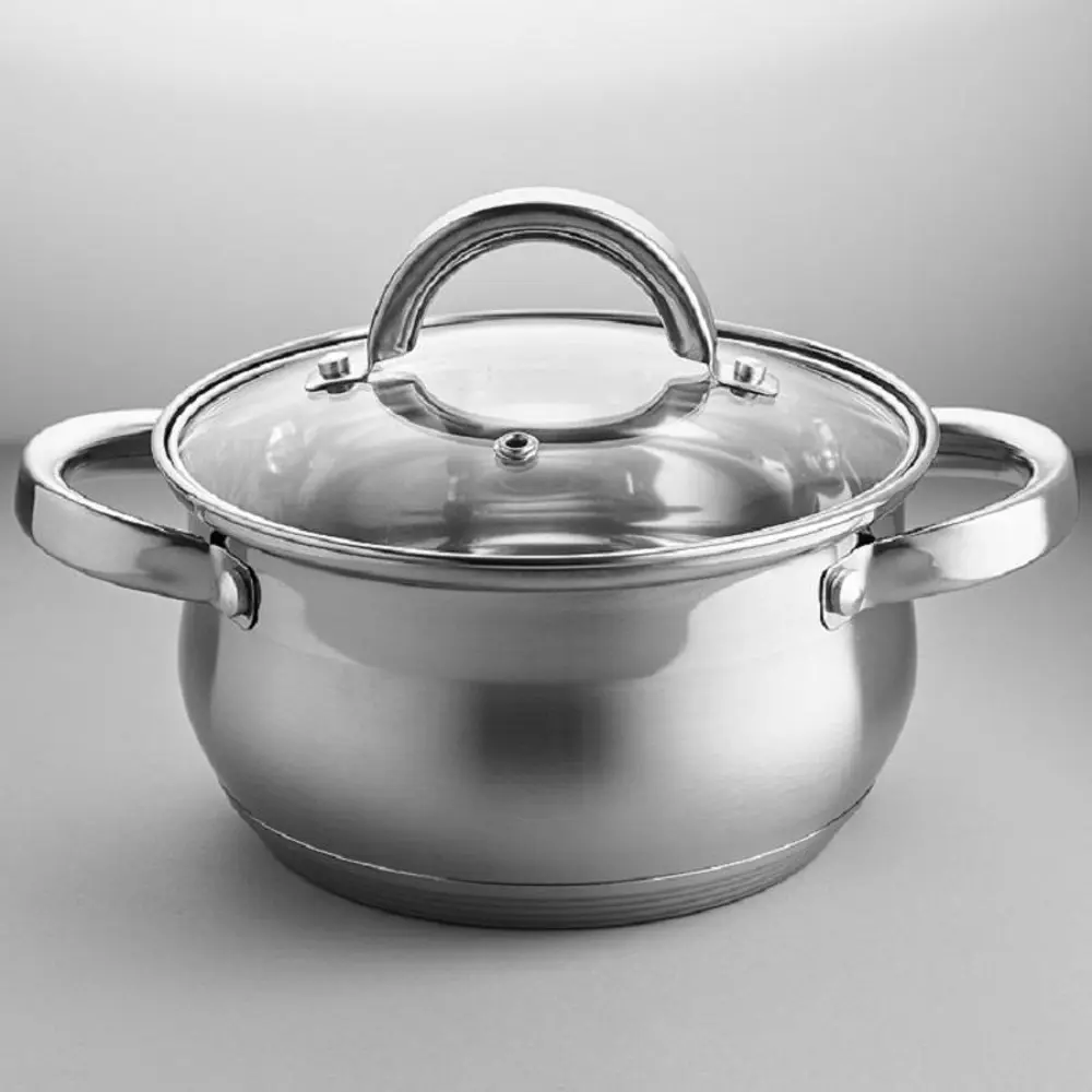 90604373 Кастрюля 2.8 л Webber Be-144/2 с крышкой нержавеющая сталь цвет серебристый STLM-0303034