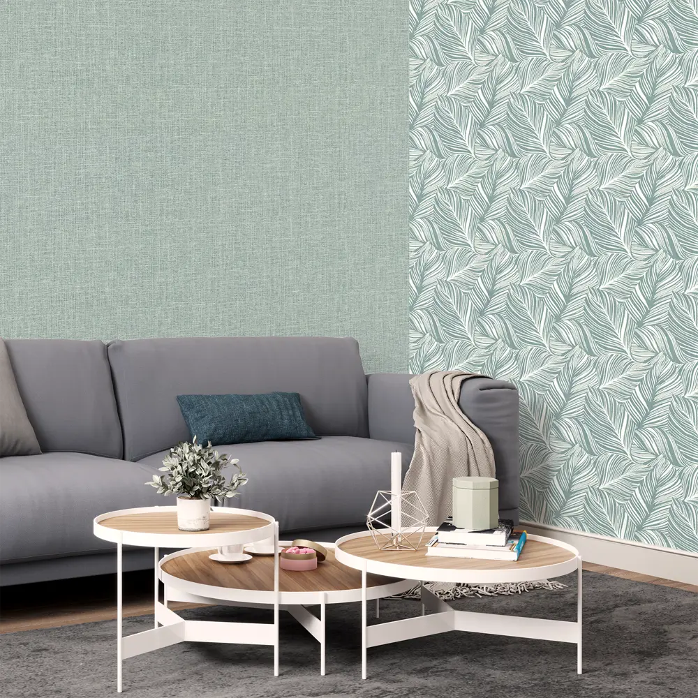 Обои флизелиновые Palitra Home Tilia зеленые 1.06 м HC31188-71 STLM-2165377 - Вид №3