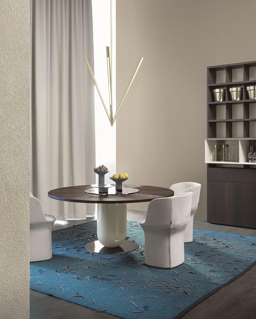 PIANCA Деревянный стол с ленивой сьюзан Ettore sun-id-1491704 - Вид №3