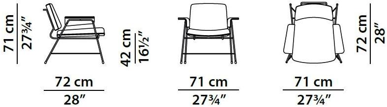 BAXTER Кресло в коже sun-id-1488643 - Вид №4