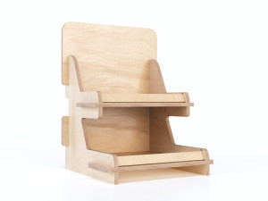 Деревянная стойка дисплея