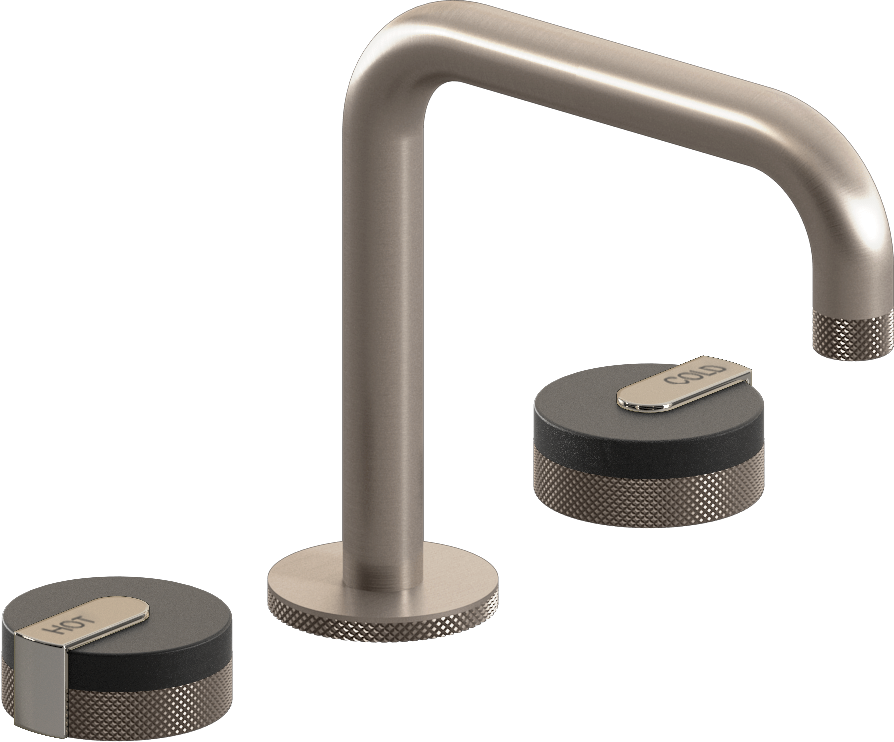 E-11511-R1BK-L1PN-SN Смеситель для умывальника на 3 отвертия GRAFF MOD+