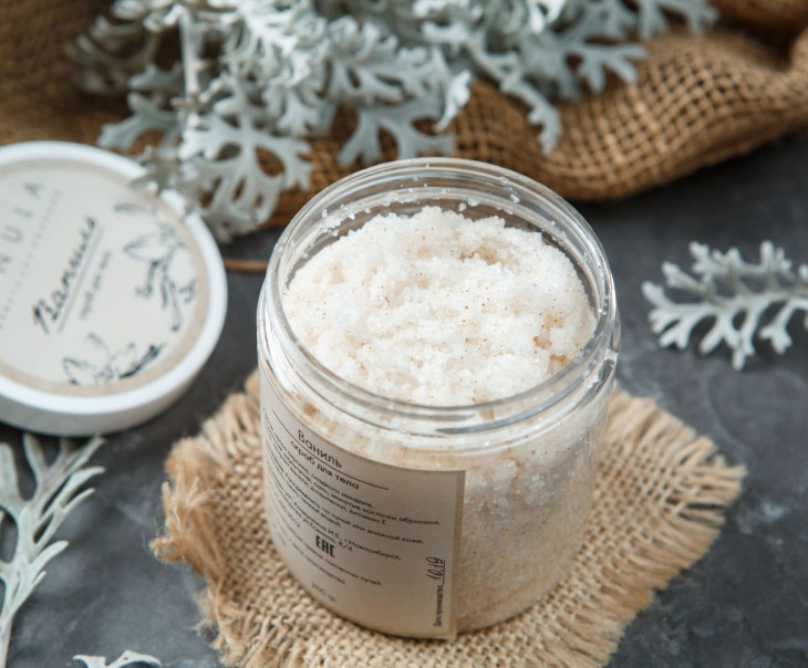 3884 Скраб для тела "Ваниль" Вкусляндия  - Вид №1