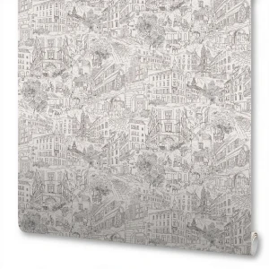 Обои флизелиновые New Age Citi Life бежевые 1.06 м 167215-94